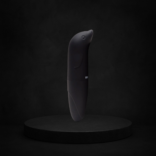 Vibrante Golfinho Aveludado - 1 vibração - 12cm