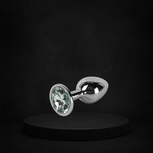 Plug anal mini branco metal