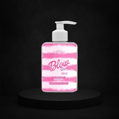 Gel e Hidratante Beijável Blow Morango com creme 320ml