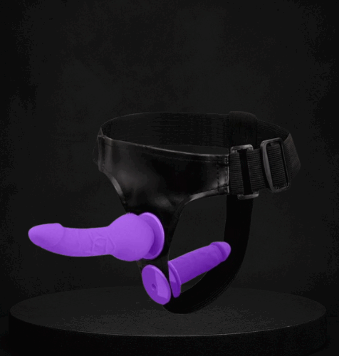 Cinta Peniana com 2 próteses  controle remoto 10 vibrações