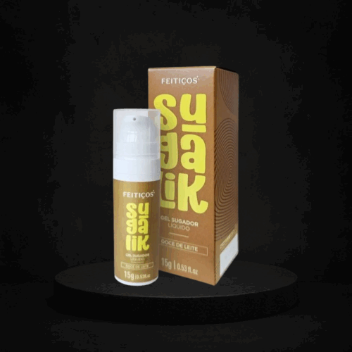 Gel Beijável Sensorial Sugalik Doce de Leite 15ml