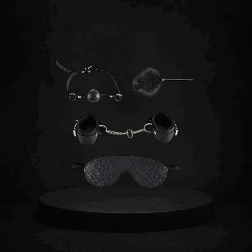 Kit Bondage com venda e mordaça