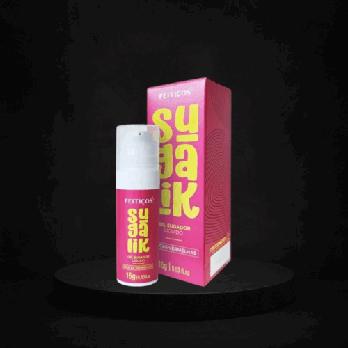 Gel Beijável Sensorial Sugalik Frutas Vermelhas 15ml