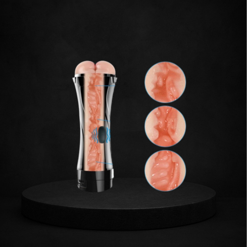 Lanterna Masturbadora - Textura  Ânus 26cm